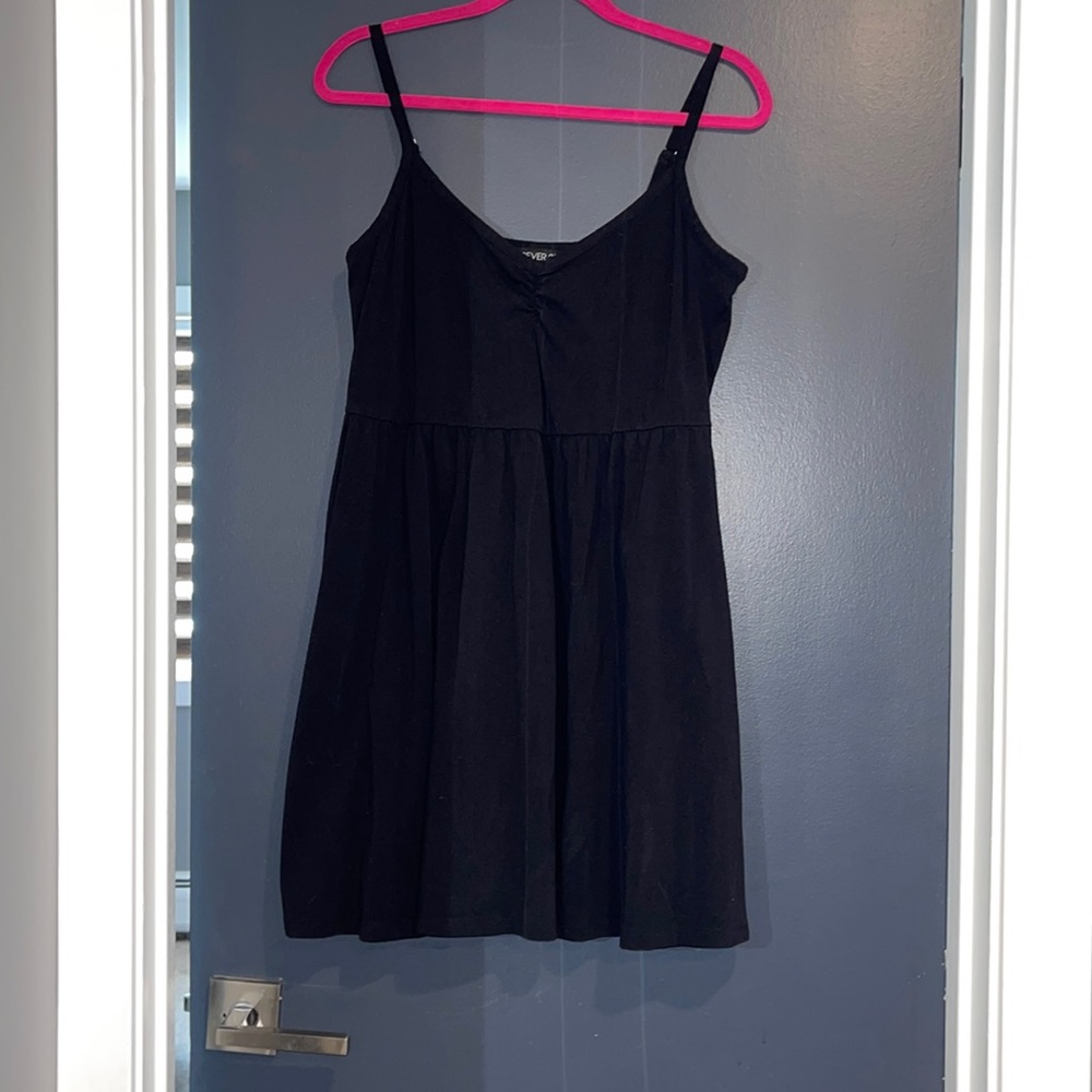 Forever21+ Black Mini Dress